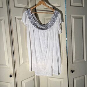 Old Navy White off the Shoulder Top Size 3XL